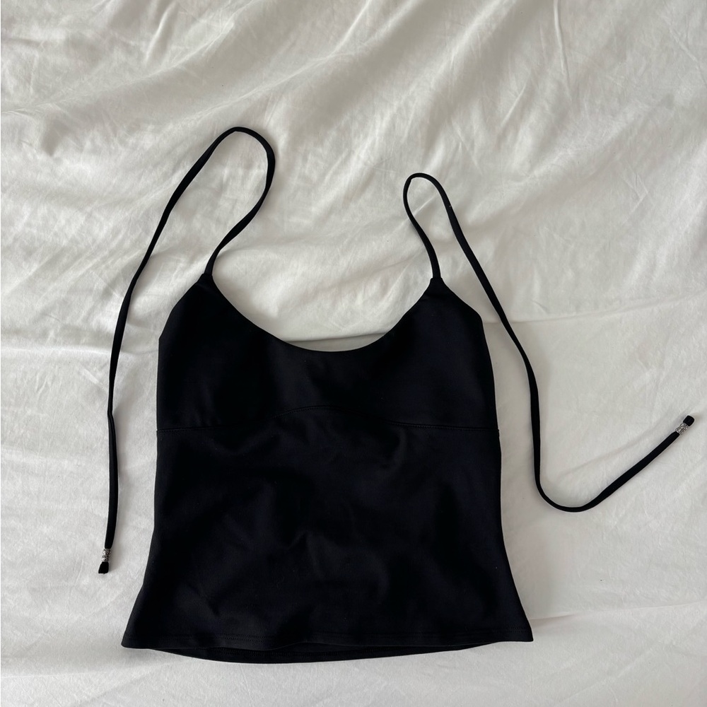 Tank Air Spill Halter in Black